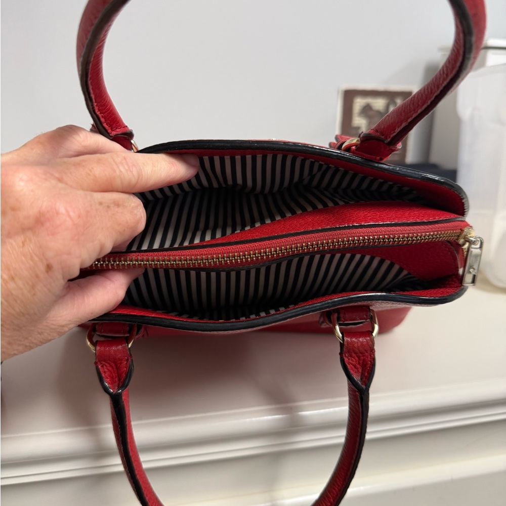 Kate Spade Cherry Red Satchel - Picture 3 of 4